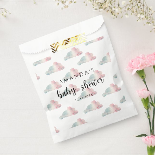 Sachets En Papier Aquarelle - Baby shower (Scellé)