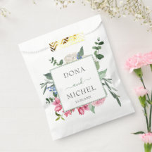 Aquarelle d'été Mariage floral sauvage