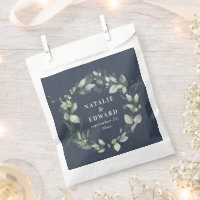 Aquarelle eucalyptus élégante mariage