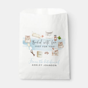 Sachets En Papier Aquarelle illustrée Faite avec amour au four