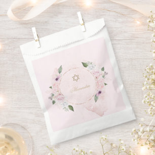 Sachets En Papier Aquarelle juive religieuse Floral Elégant Cadre