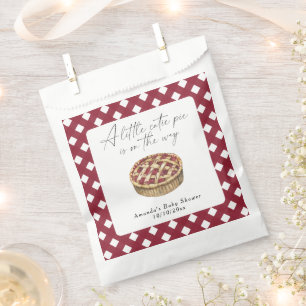 Sachets En Papier Aquarelle petit baby shower à tarte