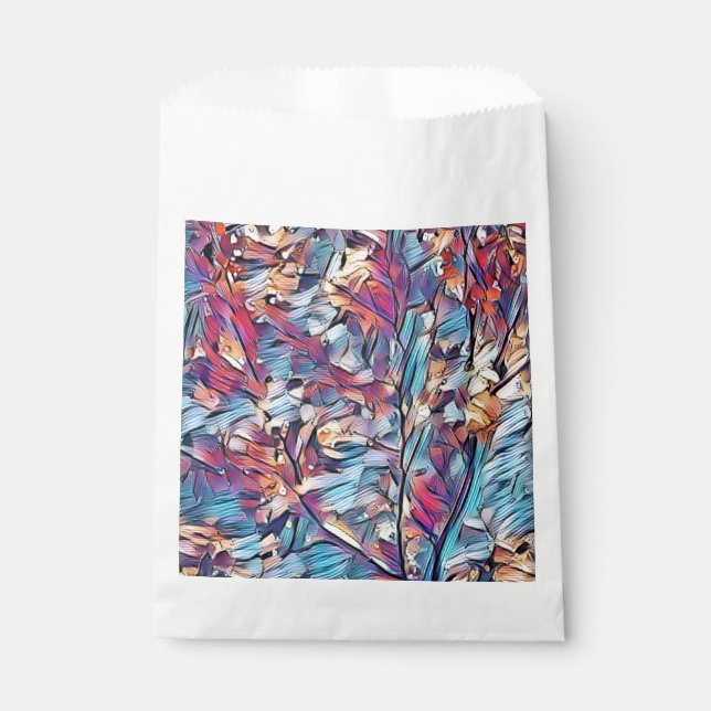 SACHETS EN PAPIER ARBRE ABSTRAIT (Devant)