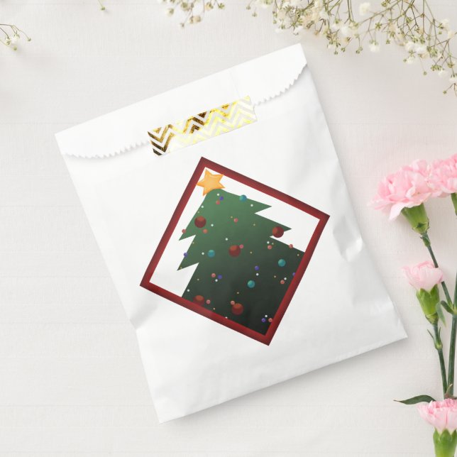 Sachets En Papier Arbre de Noël (Scellé)