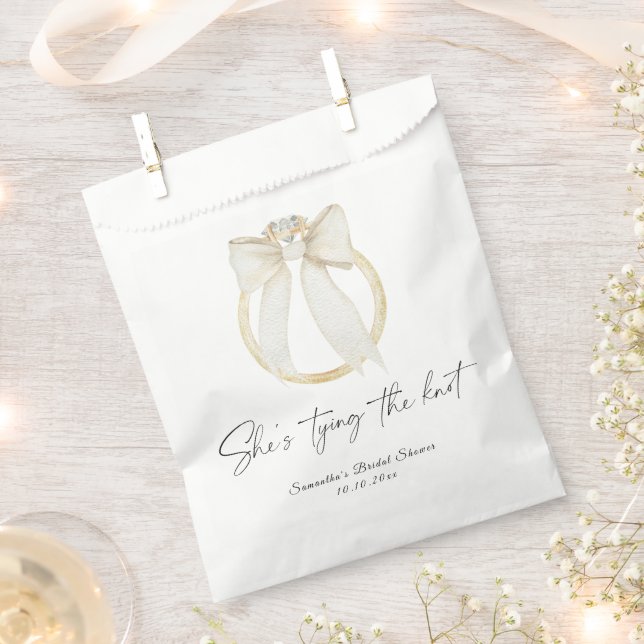 Sachets En Papier Arc de cercle Elle s'apprête à se marier Enterreme (Coupé)