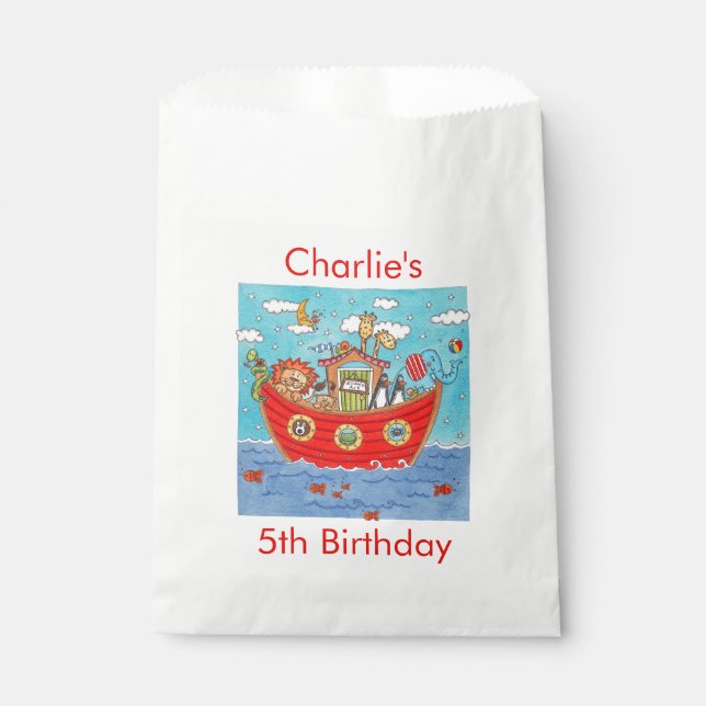 Sachets En Papier Arche de Noé (Devant)