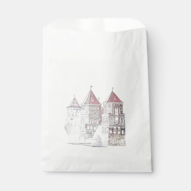 Sachets En Papier Architecture du château de Mir en Biélorussie (Devant)