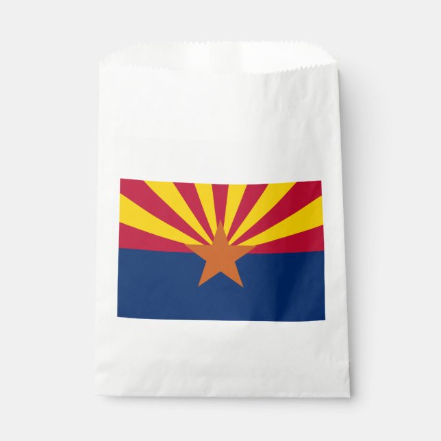 Sachets En Papier Arizona Drapeau : Réglage de Star Sun, État du cui (Devant)