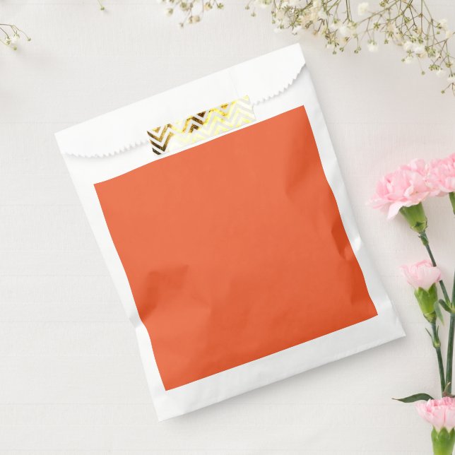 Sachets En Papier arrière - plan orange avec (Scellé)