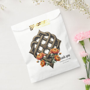 Sachets En Papier Art celtique et splendeur florale dans les tons ch