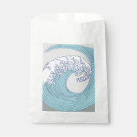 Art de vague de surf Ukiyo-e japonais vintage Côte