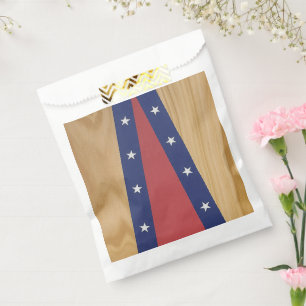 Sachets En Papier Art Inspiré de l'Amérique   Drapeaux, Maillots & 4