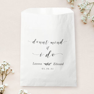 Sachets En Papier Attention si je fais du Mariage Doughnut