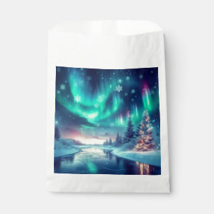 Sachets En Papier aurora borealis/Noël/hiver