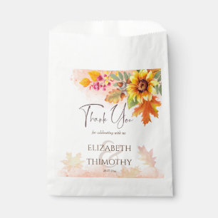 Sachets En Papier Automne automne thème mariage douche nuptiale fave