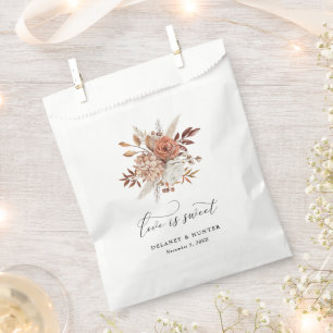 Sachets En Papier Automne Rustique Floral L'amour est doux