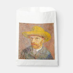 Sachets En Papier Autoportrait de Vincent Van Gogh avec chapeau de p