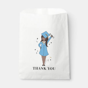 Sachets En Papier Avatar féminin personnalisable  Diplôme d'étude