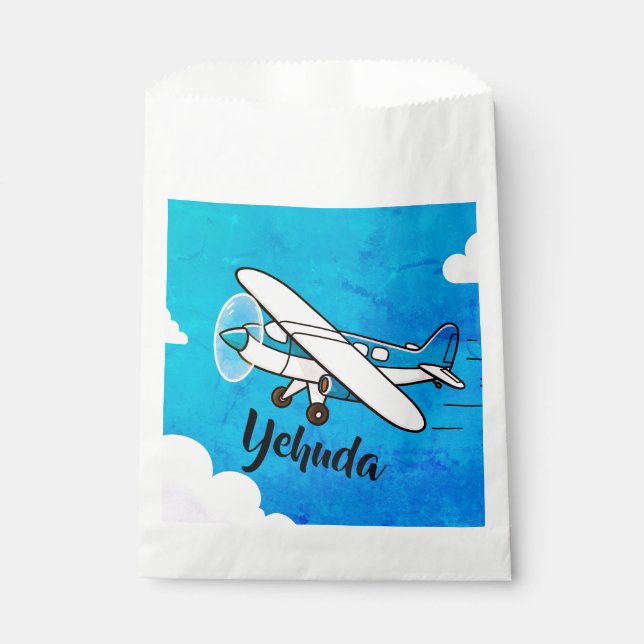 Sachets En Papier Avion en haut (Devant)