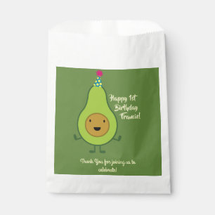 Sachets En Papier Avocado Cute 1er Anniversaire Fête Favoriser les s