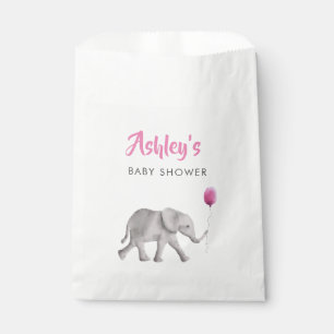 Sachets En Papier Baby Elephant Baby shower Favoriser Sac Treat Sack