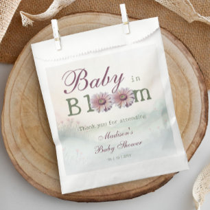 Sachets En Papier Baby in Bloom Gerber Daisies Baby shower