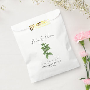 Sachets En Papier Baby In Bloom l Lemon Baby shower de graines de ba