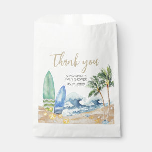 Sachets En Papier Baby on Board Baby shower de plage