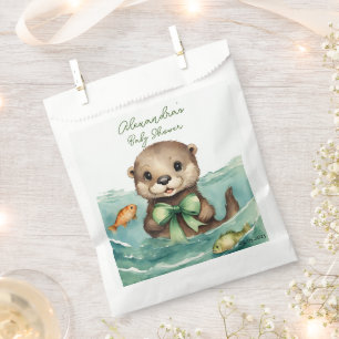 Sachets En Papier Baby Otter Baby shower neutre selon le sexe
