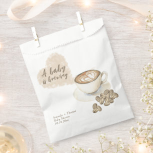 Sachets En Papier Baby shower à café