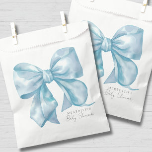 Sachets En Papier Baby Shower à l'Arc-en-Ciel Bleu