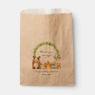 Sachets En Papier Baby shower animal Woodland traitement Favoriser s
