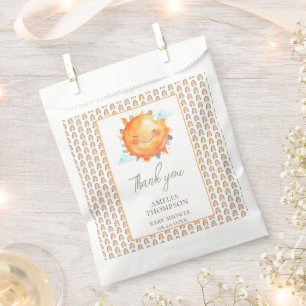 Sachets En Papier Baby Shower Bohème Arc-en-Ciel Un Petit Rayon De S
