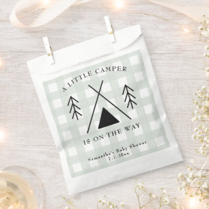 Sachets En Papier Baby-shower camping