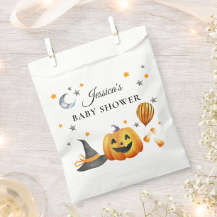 Sachets En Papier Baby shower Citrouille de Little Boo Halloween