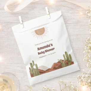 Sachets En Papier Baby shower Citrouille minimaliste bébé