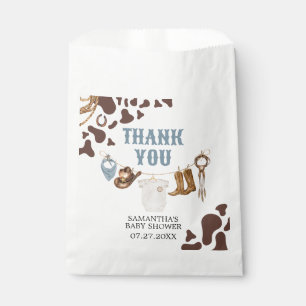 Sachets En Papier Baby shower Cowboy