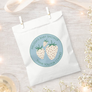 Sachets En Papier Baby shower d'ananas blanc mûr