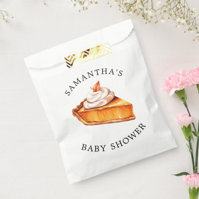 Sachets En Papier Baby shower d'automne du Citrouille Cutie Pie (Scellé)
