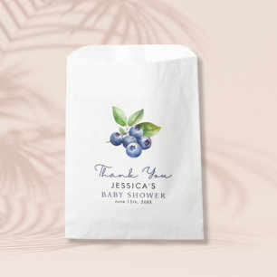Sachets En Papier Baby shower de bleuets doux