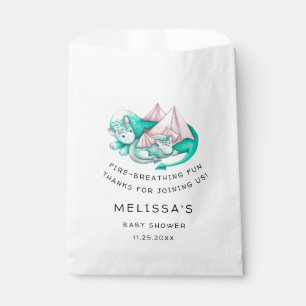 SACHETS EN PAPIER BABY SHOWER DE LA MÈRE ET DU BÉBÉ DRAGON