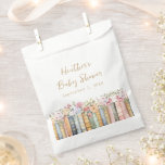 Sachets En Papier Baby shower de livres<br><div class="desc">Faites plaisir à vos invités avec notre charmant sac de Baby shower de livres Favor. Doté d'illustrations d'aquarelle peinte à la main de livres et de fleurs sauvages dans des teintes douces, ce sac combine une police de machine vintage rétro et un script en or avec lettrage à la main...</div>