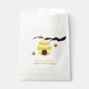 Sachets En Papier Baby shower des abeilles