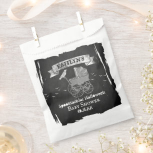 Sachets En Papier Baby shower d'Halloween vintage