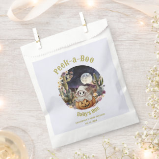 Sachets En Papier Baby shower du Citrouille d'Halloween Boo