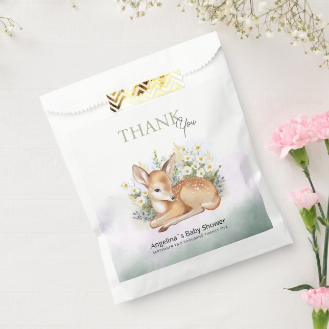 Sachets En Papier Baby Shower Favor Bags (Scellé)