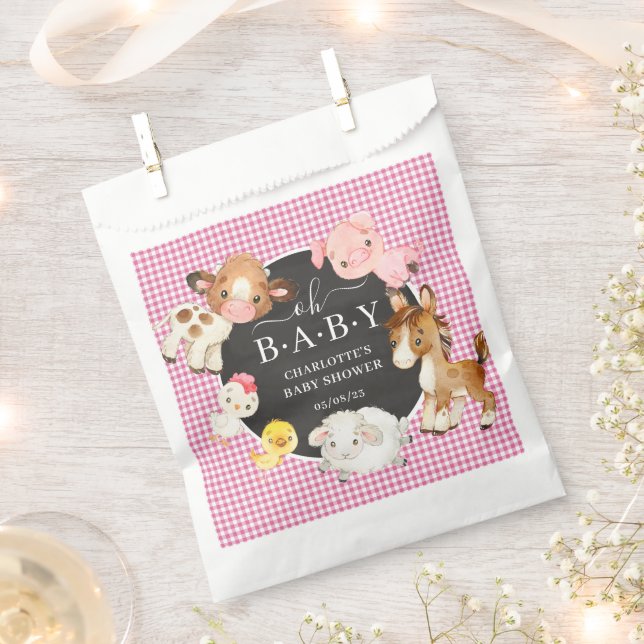 Sachets En Papier Baby shower Fête  Favoriser Sac (Coupé)