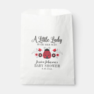 Sachets En Papier Baby shower fille de la petite dame Ladybug