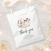 Baby Shower Fleur Sauvage d'Automne