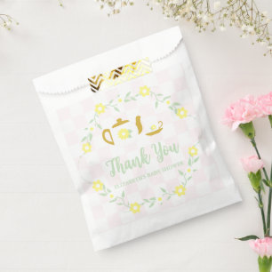 Sachets En Papier Baby Shower Floral Tea Party